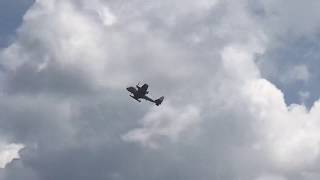 OV1 Mohawk flyby at the 2018 Anderson Regional Airshow [upl. by Neeli833]