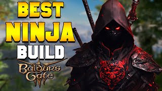 ULTIMATE Ninja Assassin Shadow Monk Build For Baldurs Gate 3 [upl. by Zeb]