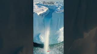 Ice Glacier Falls glacier videography fall ytshorts [upl. by Gibert]