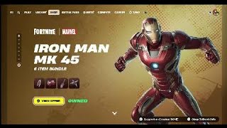 DAY OF DOOM  NEW Iron Man skin in Fortnite [upl. by Nanor]