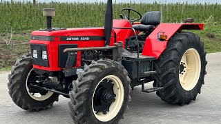 ZETOR 5340 4x4 napęd mechaniczny ciągnik  ładowacz czołowy [upl. by Noned]