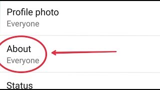 WhatsApp  What is About in WhatsApp  How To Use About [upl. by Nolly453]