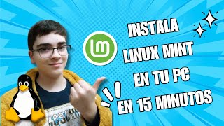 APRENDE A INSTALAR LINUX MINT EN TU PC EN 15 MINUTOS 💻🐧 ArteTutos [upl. by Notgnimer]