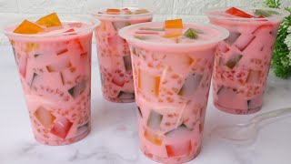 IDE JUALAN  BUKO COCONUT  JELLY SALAD DRINK [upl. by Oileduab]