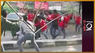 🇮🇩 Jakarta School Brawl l 101 East [upl. by Suter]