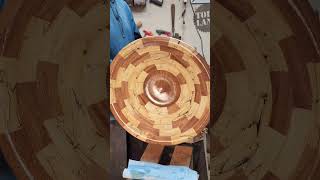 spalted maple and sapele wood turning woodworking woodturning asmr [upl. by Hsiri582]