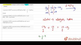 1 2 3 butanetriol undergoes oxidative cleavage of HIO4 During this process [upl. by Freddie]