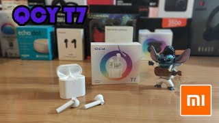 XIAOMI QCY T7  Unboxing y review completo en Español [upl. by Mcgray378]