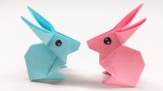 Easy Origami Rabbit  How to Make Rabbit Step by Step [upl. by Stoops161]