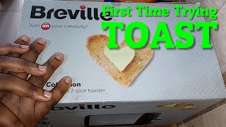 Unboxing a Toaster and Making Toast for the First Time in My Life [upl. by Lirba422]