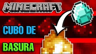 Cubo de basura o Eliminador de ITEMS  Minecraft 1122 [upl. by Ahsatam]