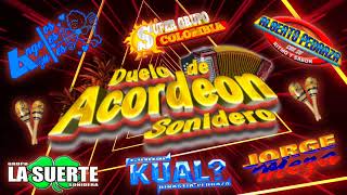 Duelo de Acordeon Sonidero  Un Mix para bailar toda la noche [upl. by Johnston]