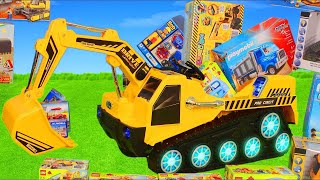 Lego Crane Excavator and Bulldozer [upl. by Lapides]