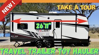 BEST New Travel Trailer Toy Hauler  Alliance Valor 21T15 All Access  RV Tour [upl. by Ajile]