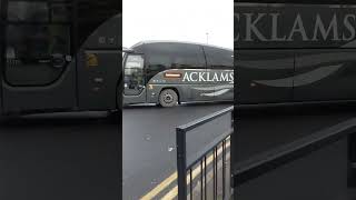 Acklams Coaches Rail Replacement At Hull Interchange buses photography coach shorts youtube [upl. by Ethelinda69]