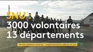 Vu des régions  Service national universel 13 départements pilotes dès juin [upl. by Chappy878]