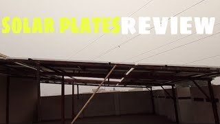 solar plates review Rana Hadi Vlogs [upl. by Swiercz]