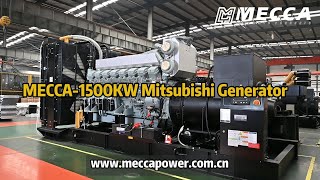 MECCA POWER 1500KW Mitsubishi Generator with Stamford Alternator [upl. by Christopher]