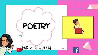 Parts of a Poem  Elements of Poetry  Poetry for Beginners [upl. by Balough193]