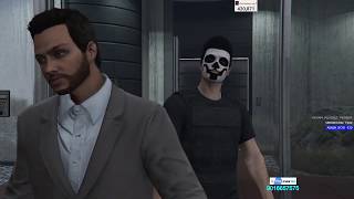 Hindi GRAND THEFT AUTO V  THE HUMAN LAB RAID HEIST12 [upl. by Jamesy581]