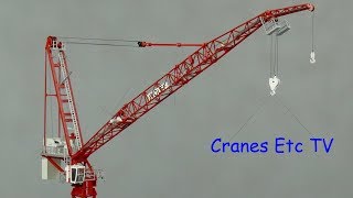 Conrad Wolff 700 B Tower Crane by Cranes Etc TV [upl. by Maier]