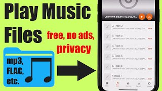 How To Play Music Files On iPhone [upl. by Matejka645]