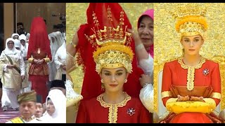 Cantiknya Dayang Anisha di Majlis Istiadat Berbedak Pengantin Diraja [upl. by Ringo28]