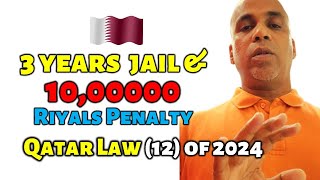 3 years jail and 1000000 Riyals penalty for violating Qatar Law  Localization in private sector [upl. by Bruno]