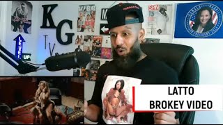 BIG LATTO  BROKEY MUSIC VIDEO REACTION [upl. by Jess]