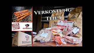 Dieters Tasting Beefbandits Probierpaket Teil 1 Fackeln Wurst Chorizo [upl. by Naraa110]