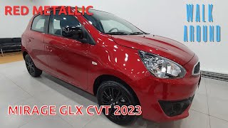 2023 Mitsubishi Mirage GLX CVT Red Metallic [upl. by Ramoj876]