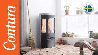 Woodburning stove Contura 800 Style  Compact and Capable [upl. by Eriuqs912]