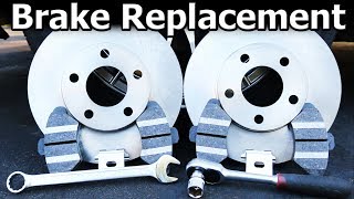 How to Replace Brake Pads and Rotors COMPLETE Guide [upl. by Cesaria145]