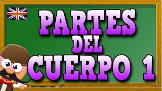 PARTES DEL CUERPO 1 EN INGLÉS  INGLÉS PARA NIÑOS CON MR PEA ENGLISH FOR KIDS [upl. by Enitsua]