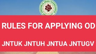 RULES FOR APPLYING ODjntuk jntuajntugv jntuh [upl. by Lleda]