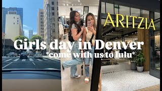 Come with us to Lululemon  GIRLS DAY IN DENVER [upl. by Hnahc]