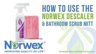 The Norwex Descaler Demo How to use the Descaler to remove Hard Water Residue Lime Calcium Rust [upl. by Ddahc]