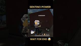 SENTINO POWER IN FREE FIRE foryou shortfeed freefire [upl. by Bibah]