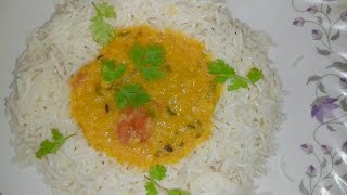 Dal Chawal Recipe  Dhabe wali Lal Masoor dal fray  masoor ki dal or chawal recipe  Dal Rice [upl. by Eidda]