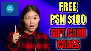 PSN Free Codes 2024 – Get Free PSN Gift Card Codes Now [upl. by Nryhtak821]