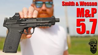 The Truth About The SampW MampP 57 1000 Round Review A Real Life Ray Gun [upl. by Haggar]