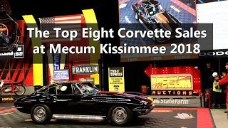 The Top Eight Corvette Sales at Mecum Kissimmee 2018 [upl. by Kcirderfla394]