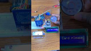 🔒 Security system using Arduino and RFID sensorelectronic shorts youtubeshorts viralvideo [upl. by Anitnoc]