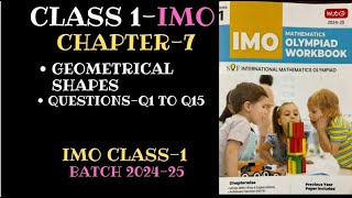 IMO CLASS1 CH7 Geometrical shapes Q1Q15 for 202425 [upl. by Wadesworth]