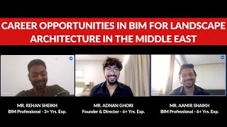 Career Opportunities in BIM for Landscape Architecture in the Middle East [upl. by Gothart]