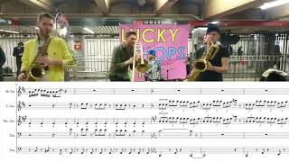 Transcription  Lucky Chops FunkytownI Feel Good Live [upl. by Lednor]