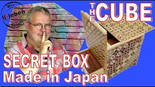 Japanische Puzzlebox Himitsubako mit versteckter Schublade [upl. by Hymen162]