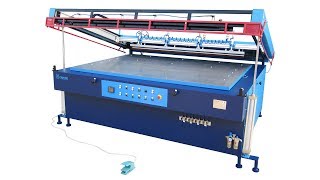 ECO MATIC GLASS  Semiautomatic Screen Printing Machine for Glass Sheets [upl. by Mohorva235]