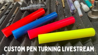 Custom Pen Turning Live [upl. by Bushore358]