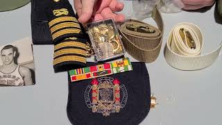 Box Estate Sales Items  Vietnam Era US Navy Officer Yields Deck Jackets amp Masters Tournament Badges [upl. by Rodrique288]